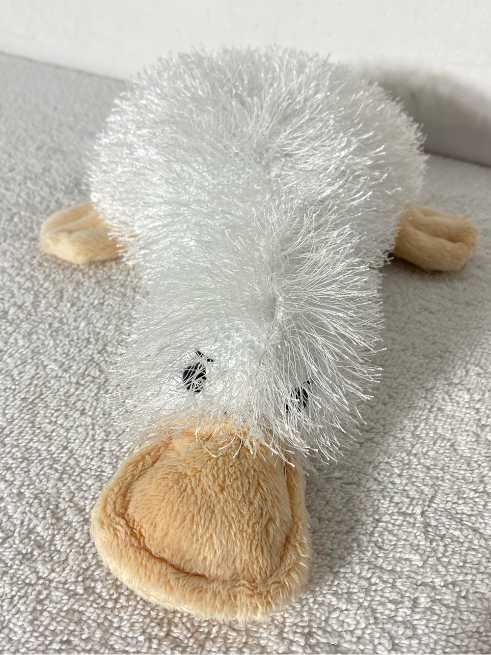 Vintage Ganz Webkinz White Retired Googles Duck Platypus Plush Toy